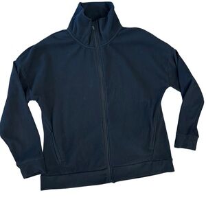 Women’s Mondetta Super Soft Fleece Zip Up Jacket Black Size XL